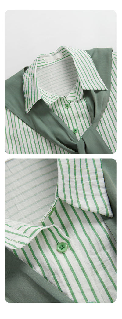 Blusa Rayas Mujer Manga Larga Primavera Otoño - Image 8