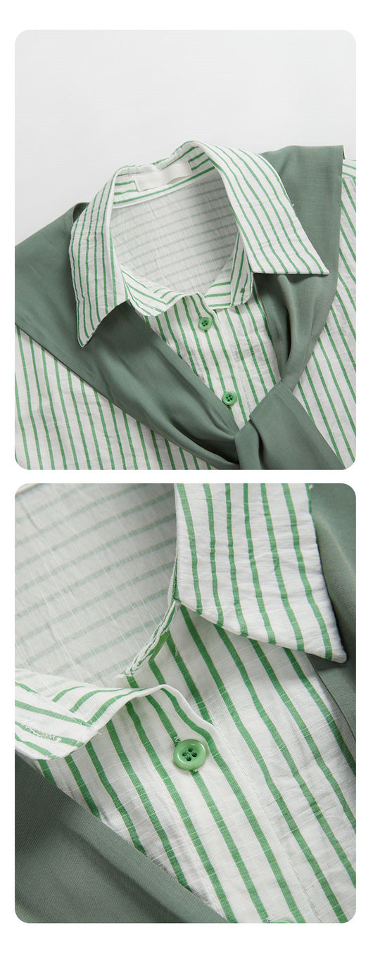 Blusa Rayas Mujer Manga Larga Primavera Otoño - Image 8
