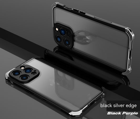 Funda Protectora de Cristal y Metal Transparente - Image 2
