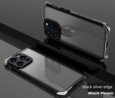 Funda Protectora de Cristal y Metal Transparente - Image 2