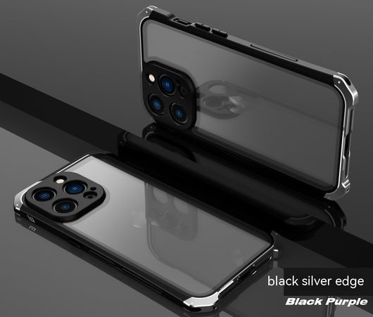Funda Protectora de Cristal y Metal Transparente - Image 2