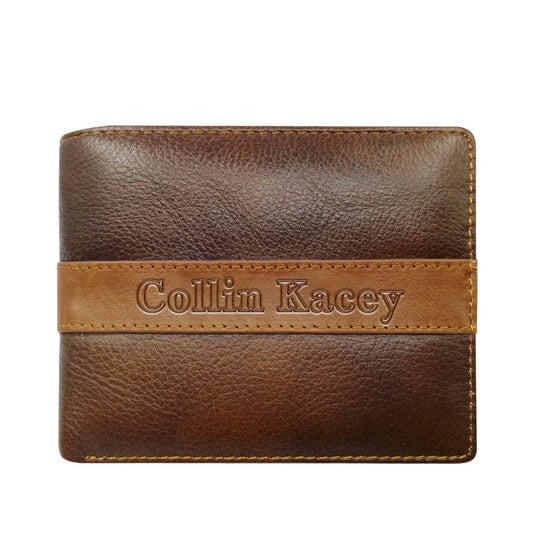 Billetera Corta de Cuero Genuino para Hombre con Múltiples Compartimentos - Image 2