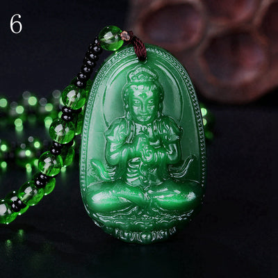 Colgante de Jaspe Verde con Patrono Zodiacal - Image 16