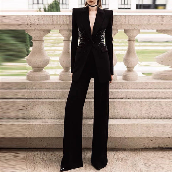 Conjunto de Pantalones de Moda de Dos Piezas