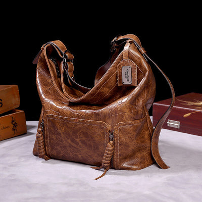 Bolsa Bandolera Asimétrica Estilo Bucket para Mujer - Image 16