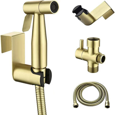 Conjunto Bidet con Pistola de Agua Acero Inoxidable Negro y Dorado - Image 11
