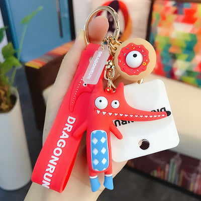 Llavero Adorable Elefante y Vaca de Ojos Grandes - Colgante Kawaii de Resina Epoxi - Image 17