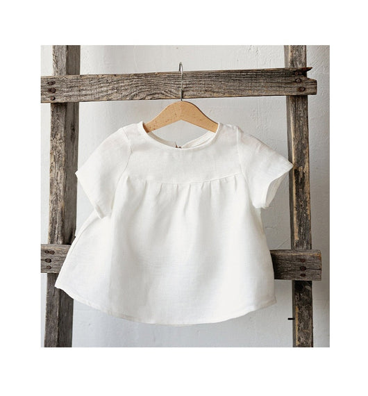 Playera Infantil de Algodón y Lino Estilo Mori - Manga Corta Verano - Image 16