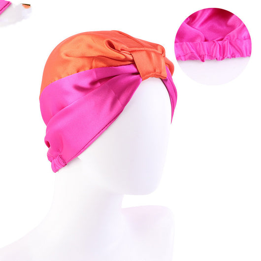 Gorra Bandana con Contraste y Nudos - Image 10