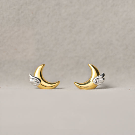 Aretes de Plata 925 Alas de Luna - Sueños Hechos Realidad - Image 2