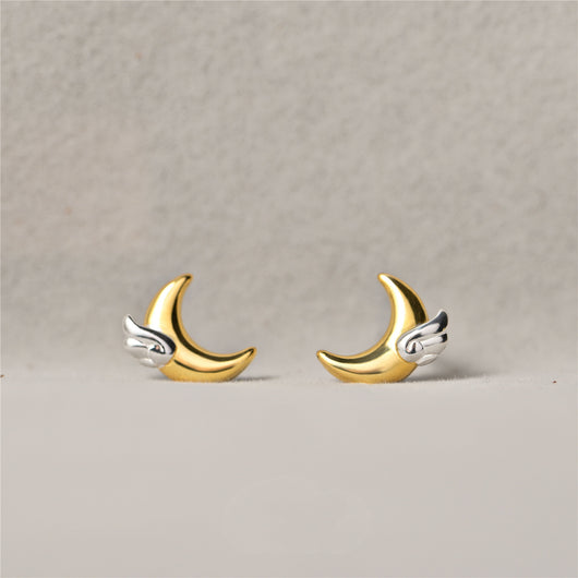 Aretes de Plata 925 Alas de Luna - Sueños Hechos Realidad - Image 2