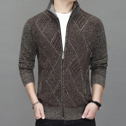 Cardigan Tejido para Hombre con Cashmere y Forro Térmico - Image 10