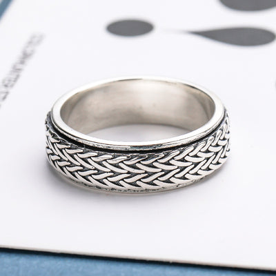 Anillo Tejido Estilo Hong Kong - Diseño Personalidad Femenina - Image 8