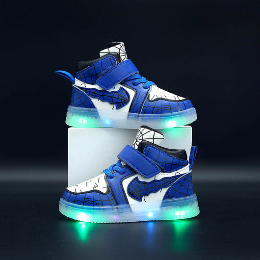 Tenis LED Deportivos de Cuero para Niños con Luces Integradas - Image 7