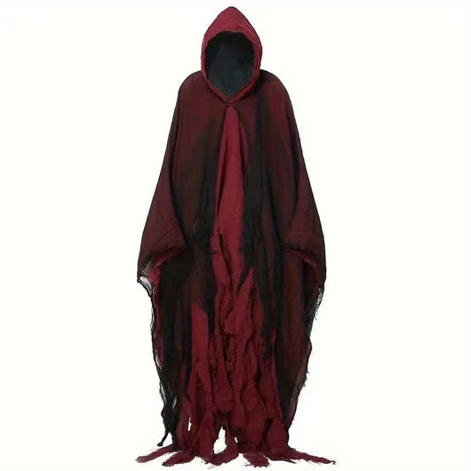 Capa de Bruja Halloween con Patrón de Calaveras - Disfraz de Muerte - Image 6