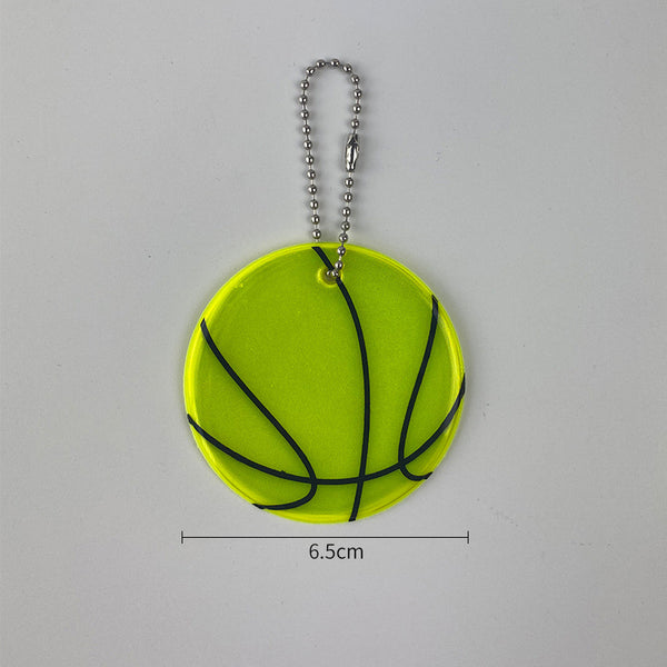 Colgante Reflectante de Baloncesto para Mochila Escolar