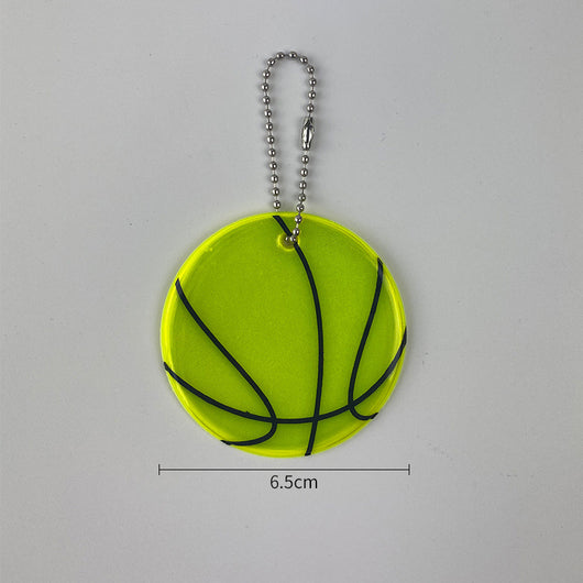 Colgante Reflectante de Baloncesto para Mochila Escolar - Image 2