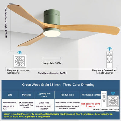 Ventilador de Techo con Luz Integrada Moderno y Minimalista - Image 14