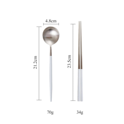Cubiertos de Plata OUDING - Cuchara de Acero Inoxidable 304 para Mesa Occidental - Image 31