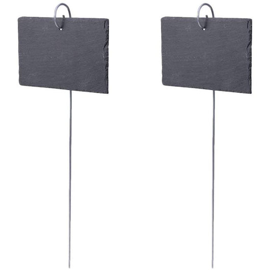 Etiqueta de Pizarra Negra para Plantas - Image 2