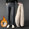 Pantalones Casuales de Algodón con Corte Slim de Nueve Puntos