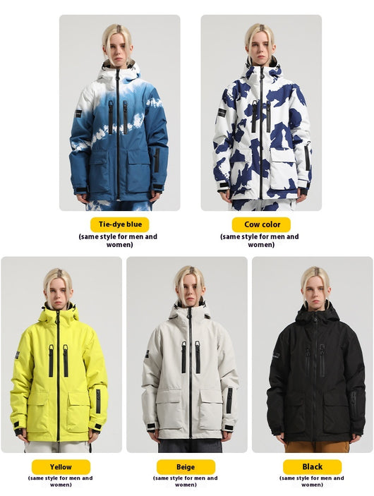 Chaqueta de Esquí Impermeable Térmica Doble Capa - Image 12
