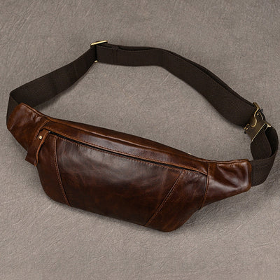 Bolsa Mensajero de Cuero para Hombre - Diseño Minimalista y Funcional