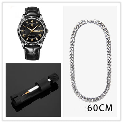 Reloj de Pulsera de Cuarzo Luxury para Hombre con Correa de Cuero - Image 52