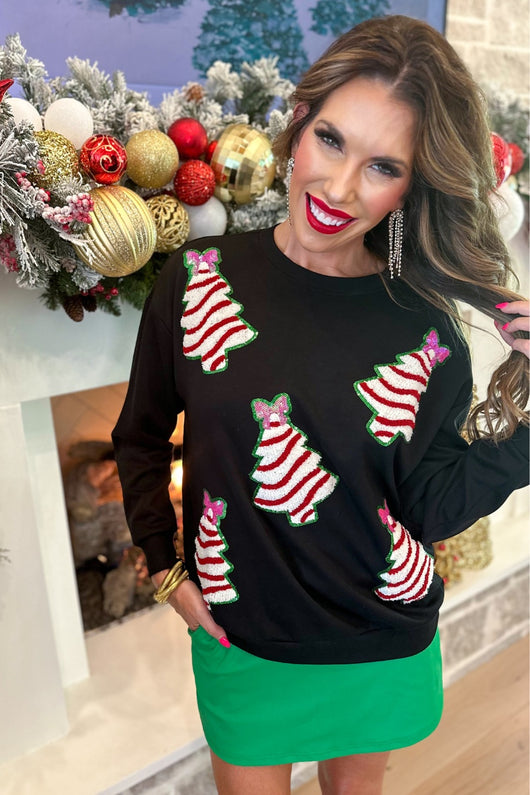 Suéter Navideño para Mujer con Árbol y Lentejuelas Brillantes - Image 16