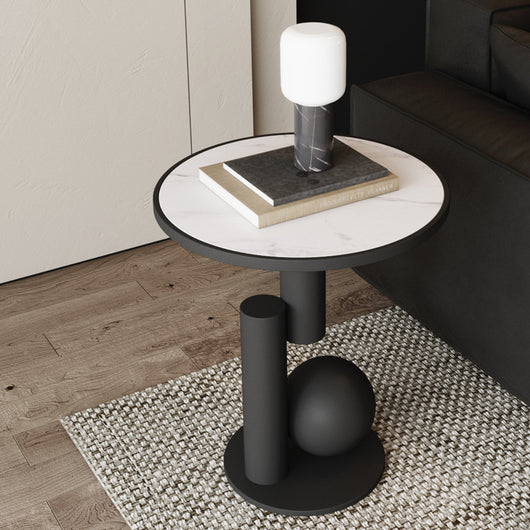 Mesa de Noche Minimalista de Hierro para Dormitorio - Image 11