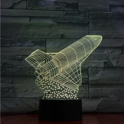 Lámpara Nocturna 3D Lanzadera Espacial Inteligente - Image 7