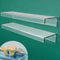 Repisa Mural Acrílico 38cm con Divisor en U