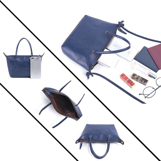 Bolso de Cuero Genuino para Mujer - Capacidad Grande en Piel de Res Premium - Image 7