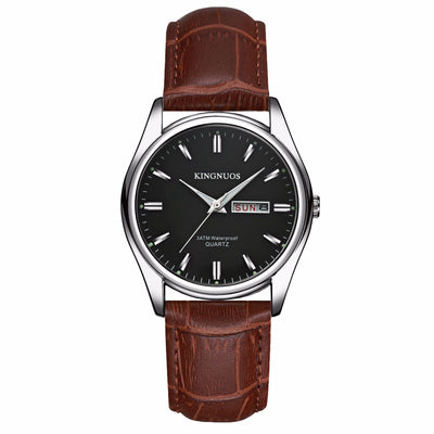 Reloj Dual Calendario para Hombre y Mujer Resistente al Agua Cuarzo Preciso - Image 17