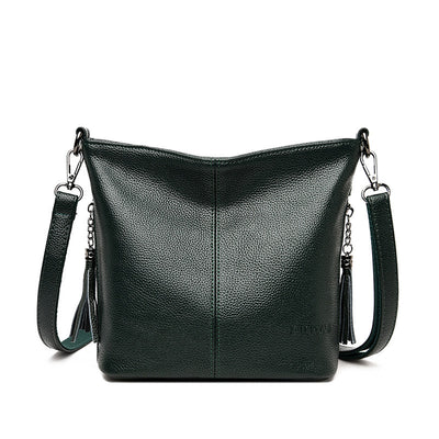 Bolso Bandolera Mujer de Gran Capacidad con Detalles de Borlas - Image 10
