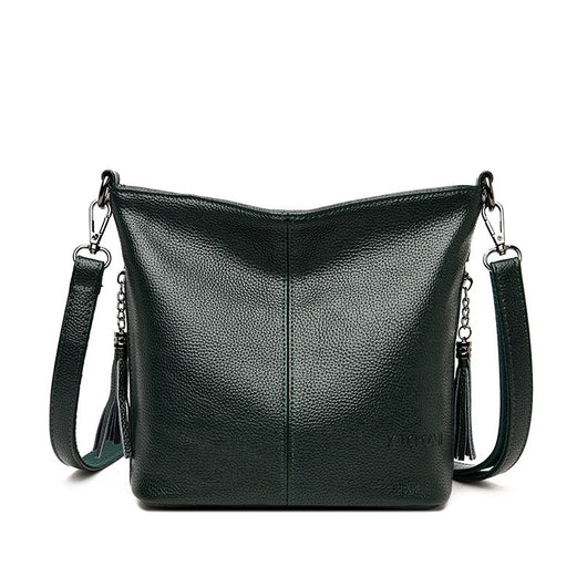 Bolso Bandolera Mujer de Gran Capacidad con Detalles de Borlas - Image 10