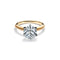 Anillo de Lujo con Gema de 2 Quilates para Mujer