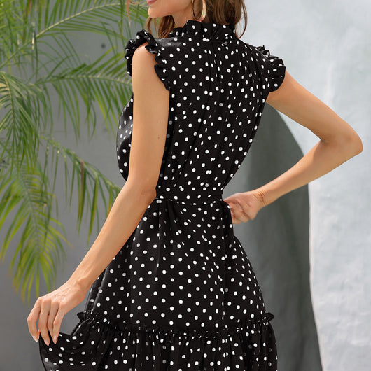 Falda Retro Ajustada Cuello Redondo para Mujer - Image 8