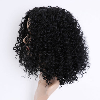 Peluca Rizada Corta Afro Explosiva de Fibra Sintética Premium - Image 9