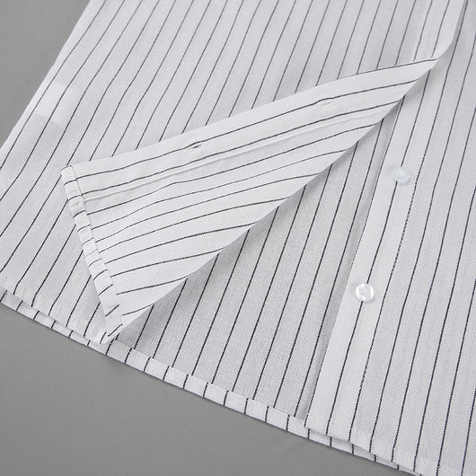 Camisa Manga Larga a Rayas Blancas - Dos Piezas Cómoda - Image 19