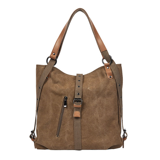 Bolso de Hombro Retro Estilo Simple Gran Capacidad - Image 4