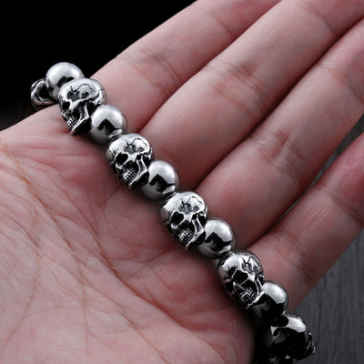 Pulsera de Calavera Titanio para Hombre - Diseño Minimalista - Image 6