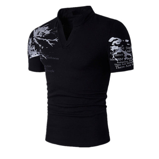 Playera Casual para Hombre con Estampado de Letras - Image 3