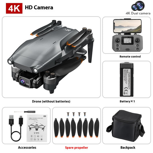 Dron L600PRO con Control Remoto Plegable y Pantalla Transparente - Image 5