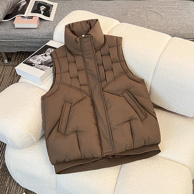 Chaleco Casual de Cuello Parado - Diseño Versátil y Moderno - Image 3
