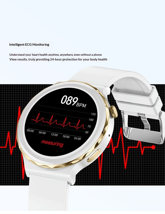 Reloj Inteligente HW52 Elegante con Esfera Redonda de Aleación de Zinc - Image 11