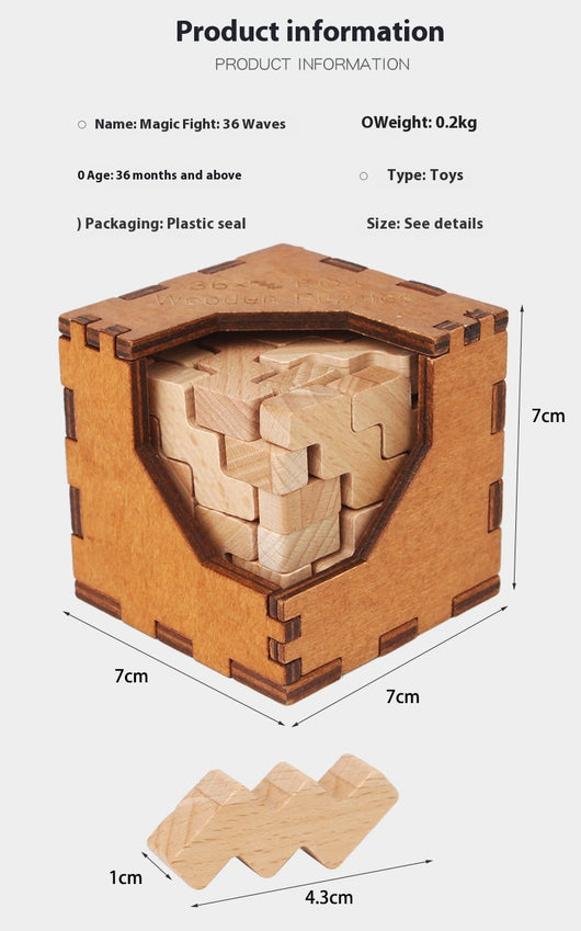 Bloque de Construcción Inteligente Kongming Lock - Puzzle 3D - Image 25