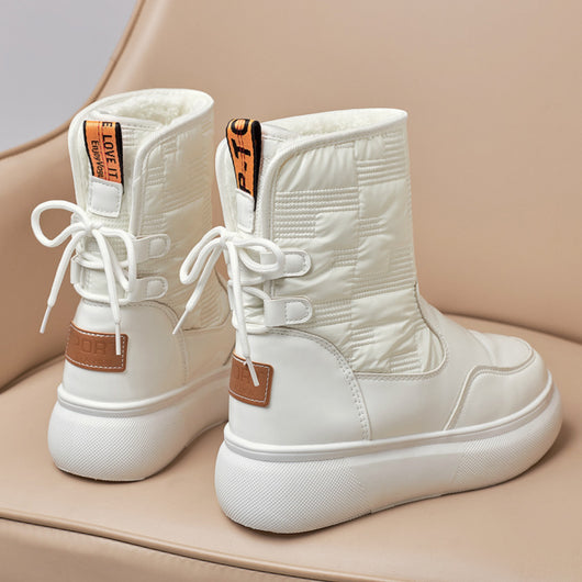 Botas Tobilleras para Mujer con Suela Gruesa y Forro de Terciopelo - Image 7