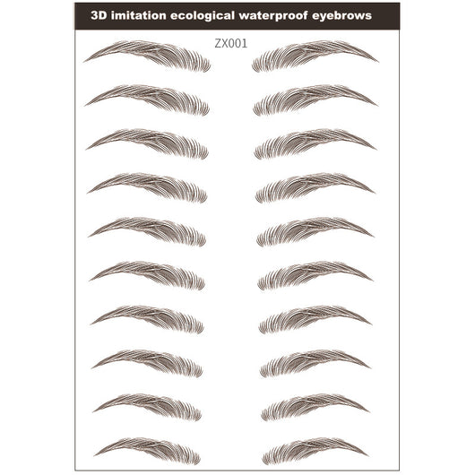 Adhesivos para Cejas Gruesas Naturales Ecológicos