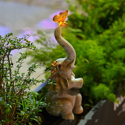 Estatua de Elefante para Jardín - Decoración de Resina Artesanal - Image 4